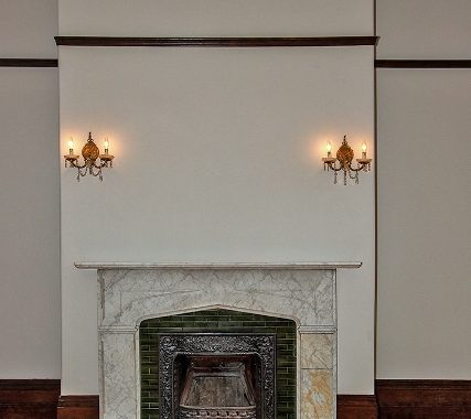 Marble Fireplace in Living Room - Copy
