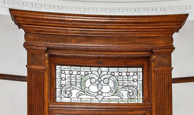 Oak Window Headers on Main